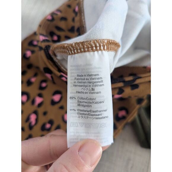 J. Crew Printed‎ Cropped Everyday Leggings Set of 2 XS camo leopard print NWTs - Picture 4 of 7